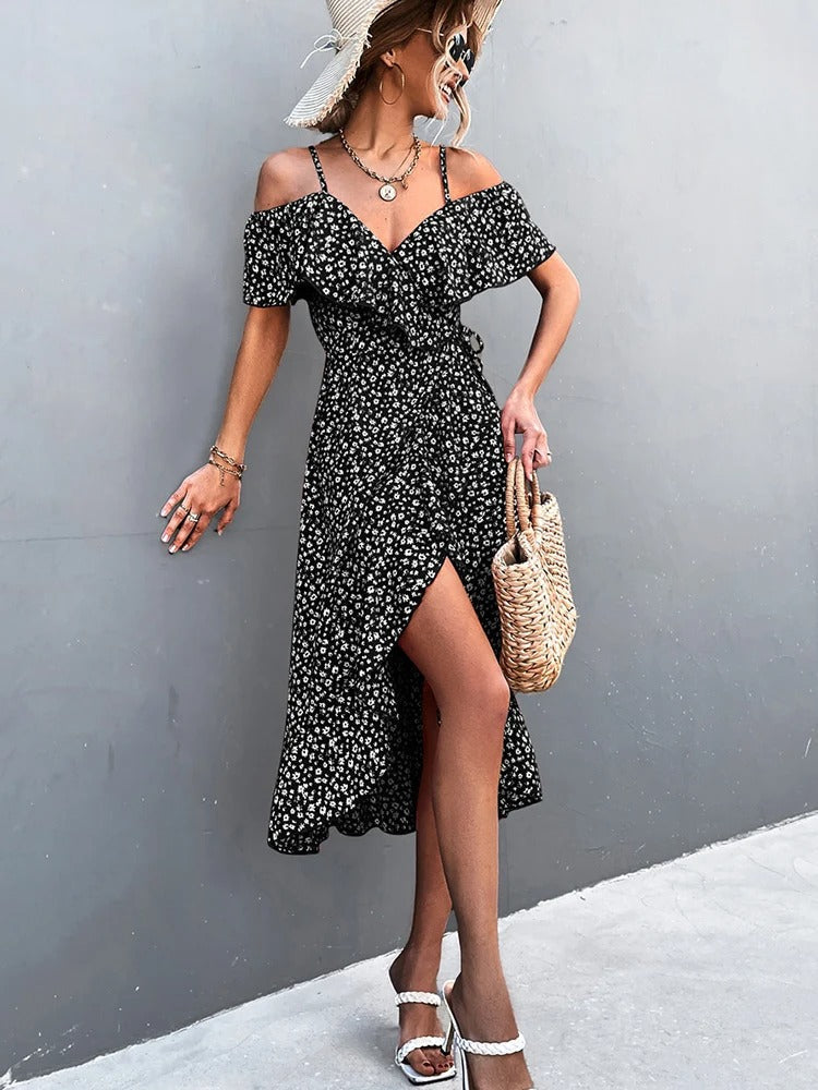 Wanda Timeless Floral Summer Dress Evening Wear Edit