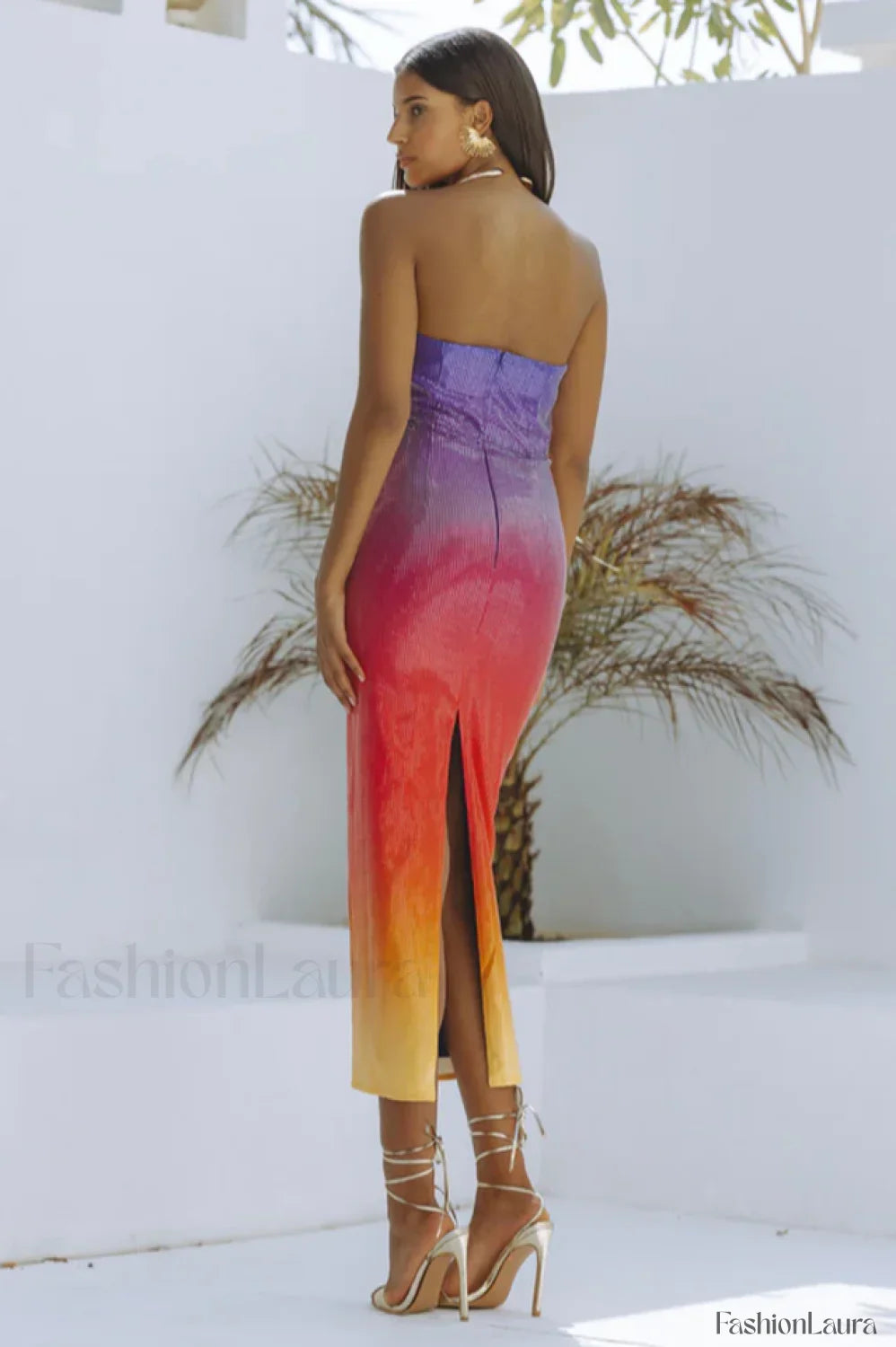 Malibu Elegant Midi Dress