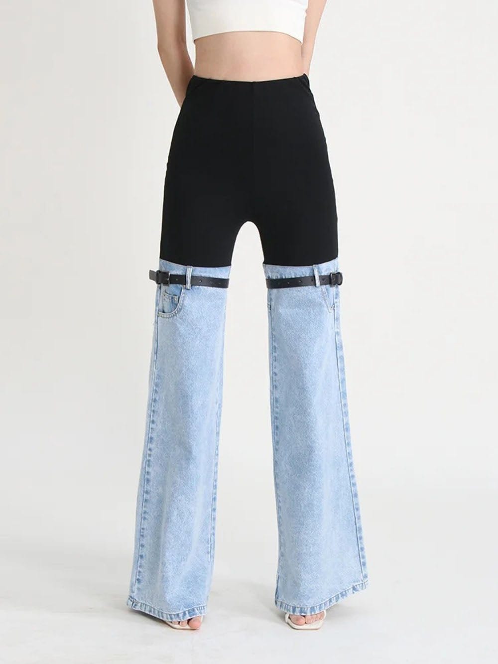Mansi Denim Hit Wide Leg Pants