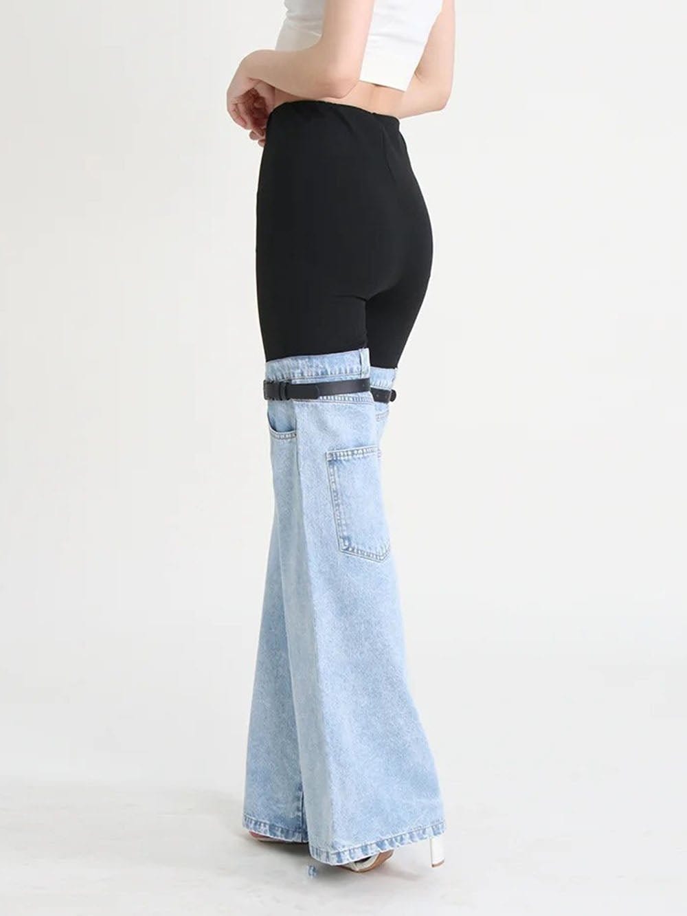 Mansi Denim Hit Wide Leg Pants