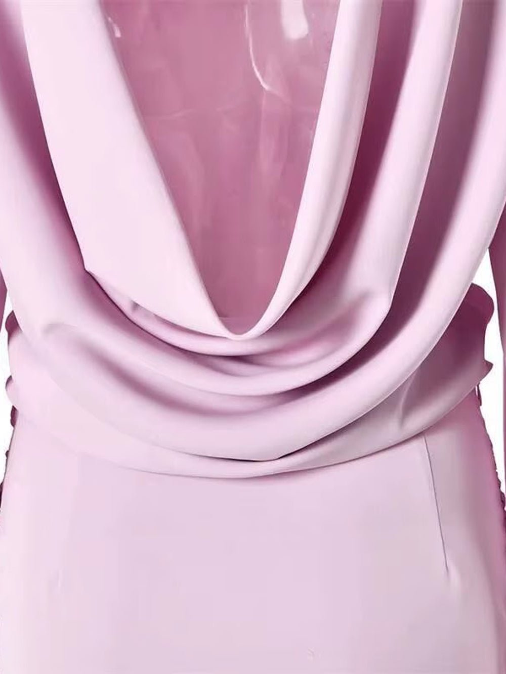 Margot Draped Open Back Mini Dress