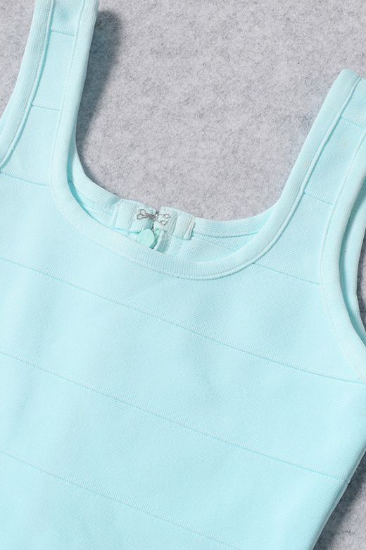 Maria Bandage Mini Dress - Baby Blue