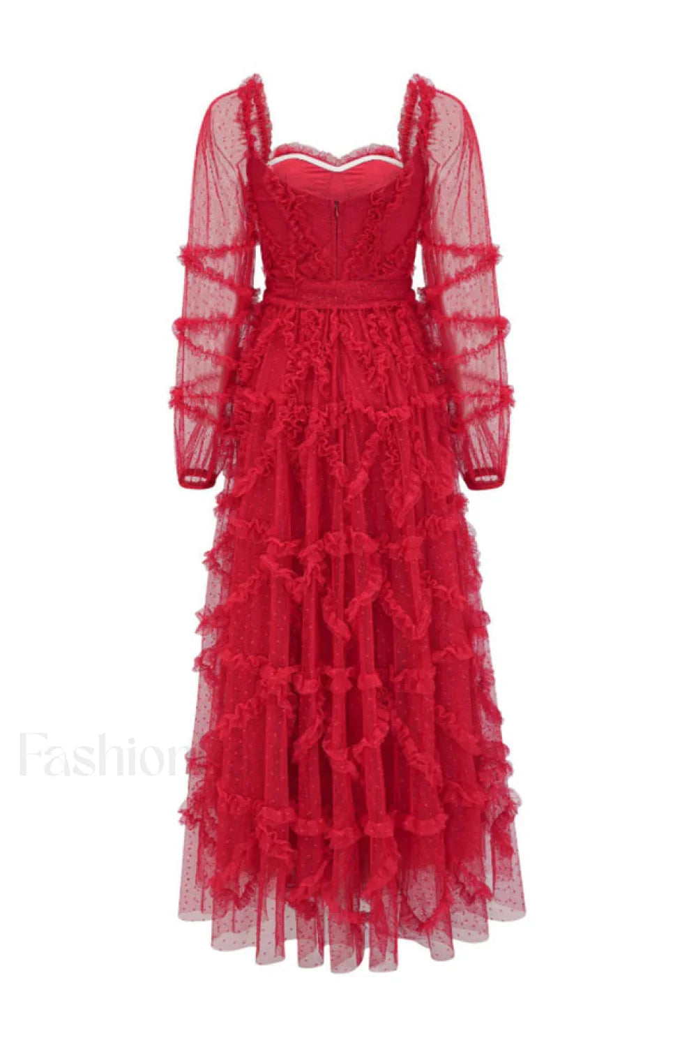 Maryam Sweetheart Stylish Belted Maxi Dress