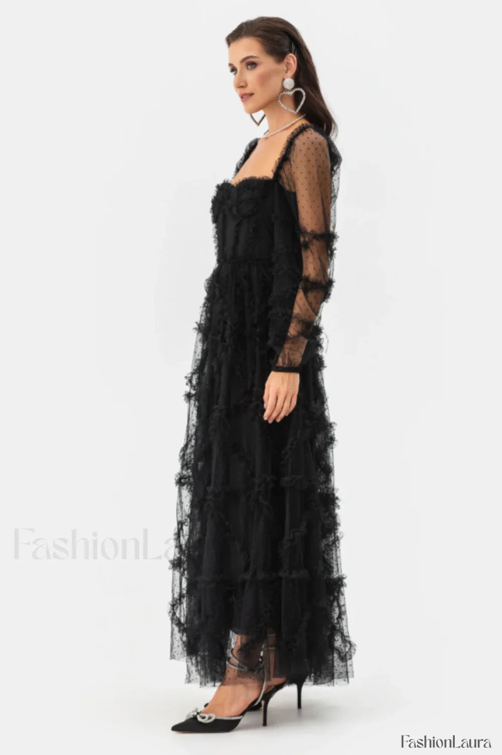 Maryam Sweetheart Stylish Belted Maxi Dress