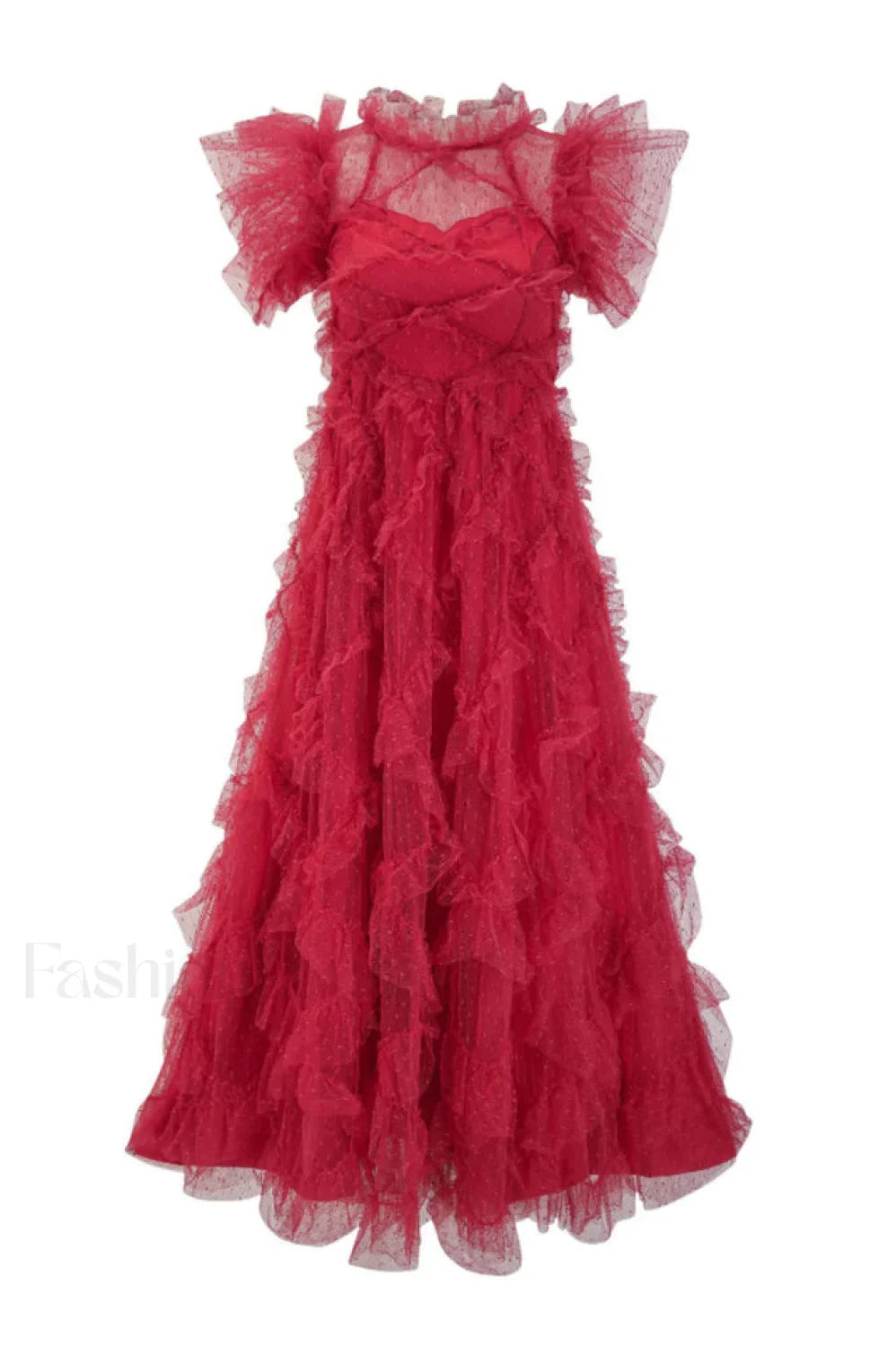 Maxine Floral Embroidery Charming Sleeveless Maxi Dress