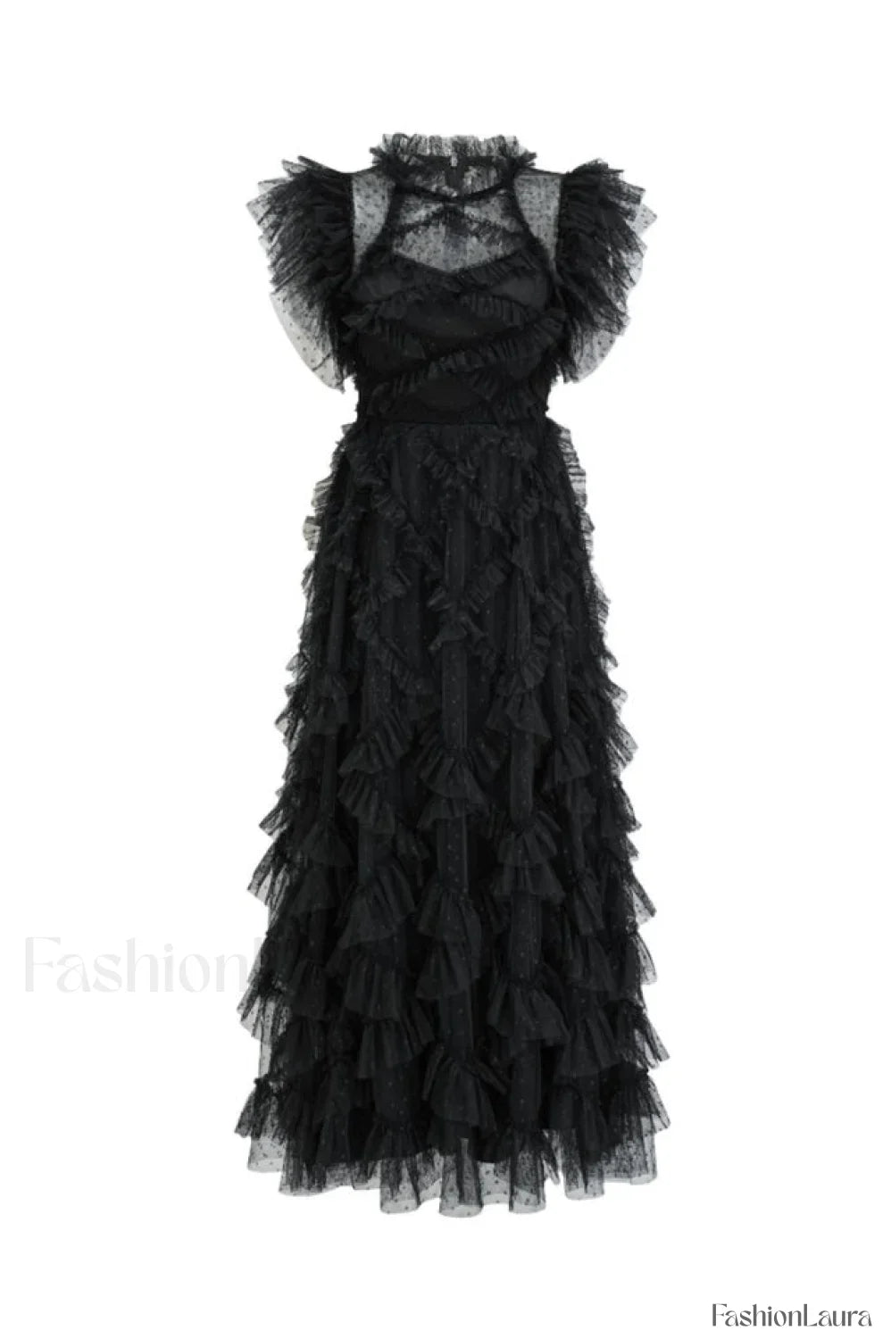 Maxine Floral Embroidery Charming Sleeveless Maxi Dress