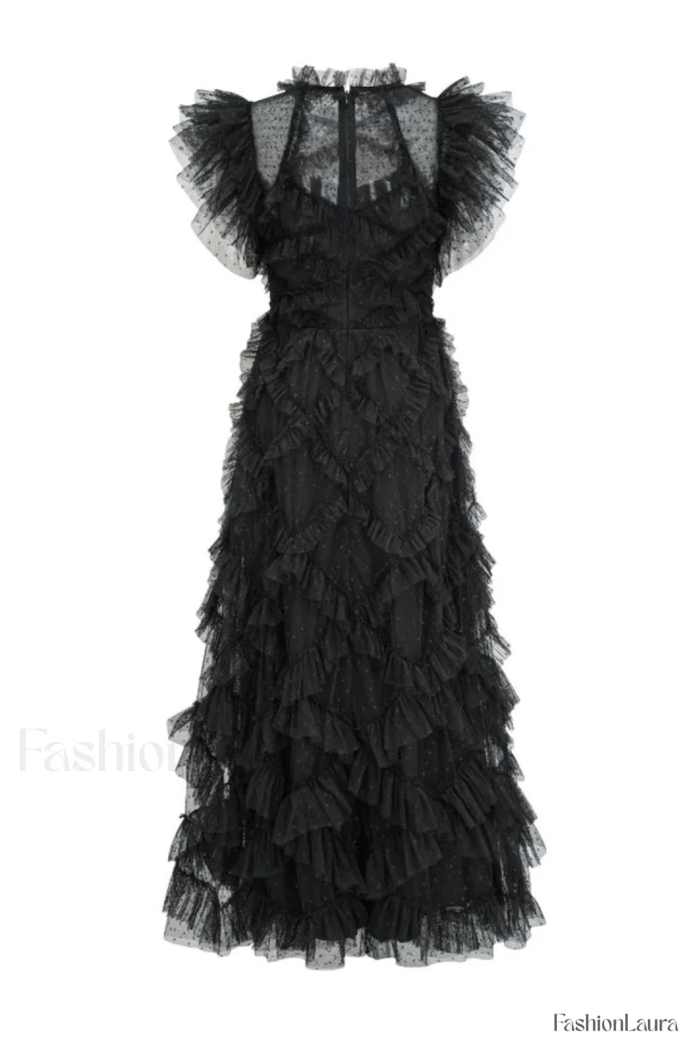 Maxine Floral Embroidery Charming Sleeveless Maxi Dress