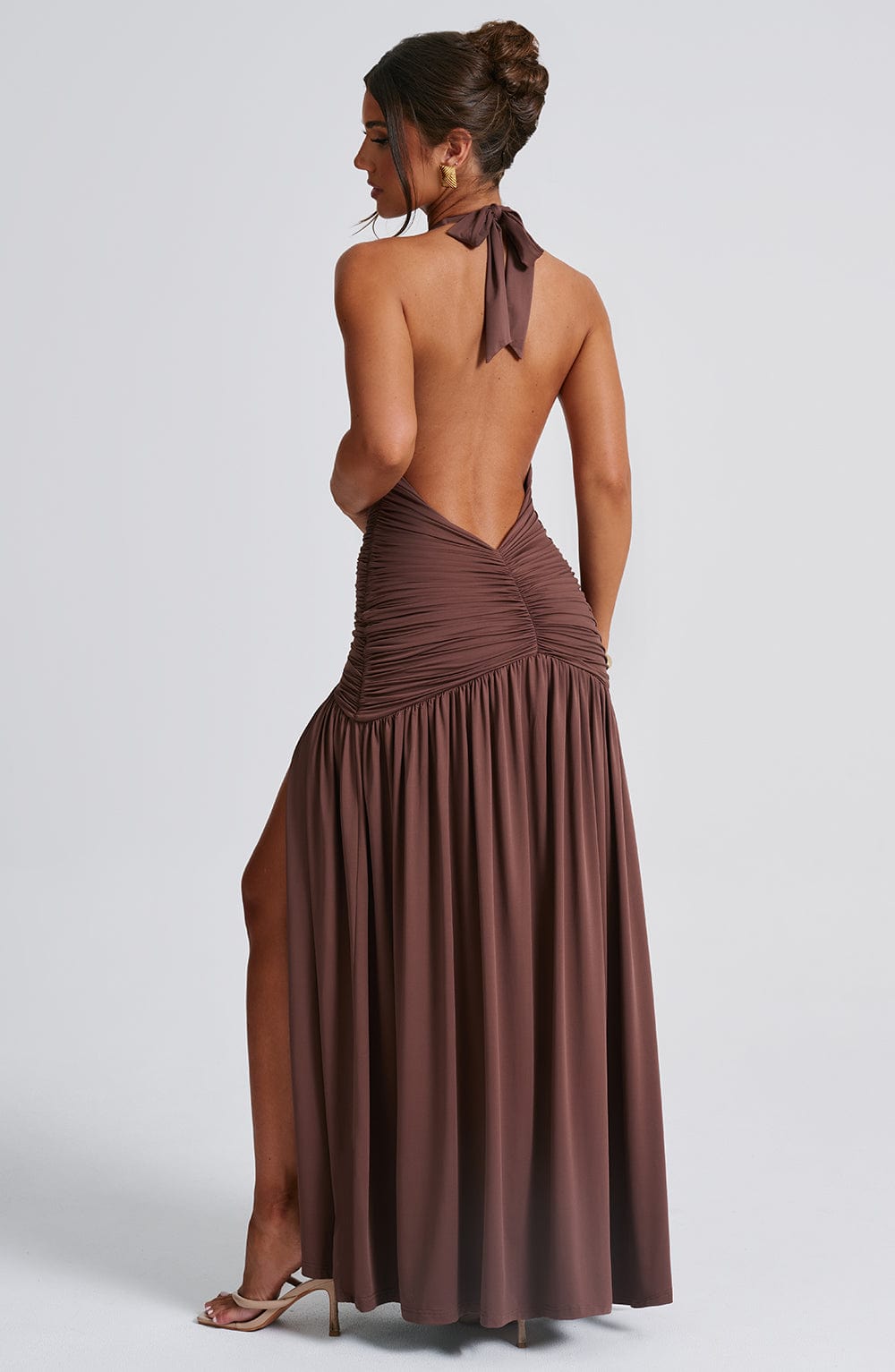 Julia Luxe Dress with Long Straps Evening Wear Edit