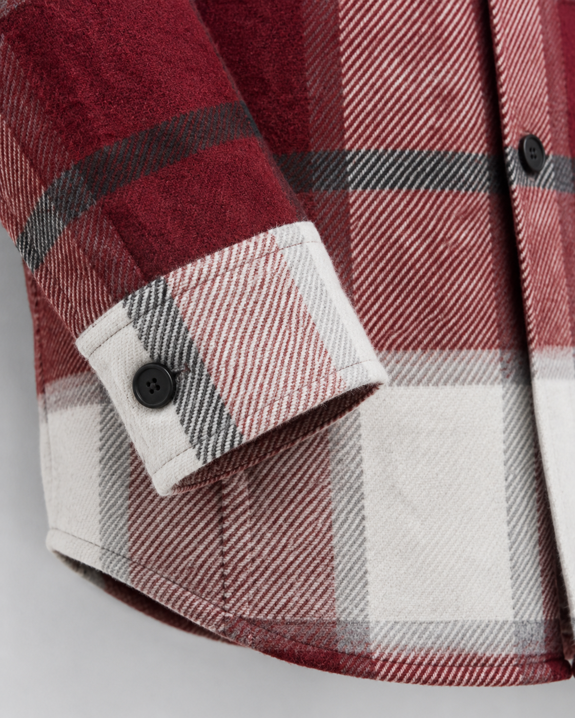 Men's Brushed Check Flannel Shirt Jacket