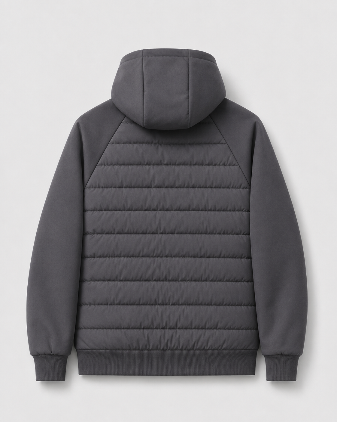 Men's Hybrid Quilted Hooded Jacket