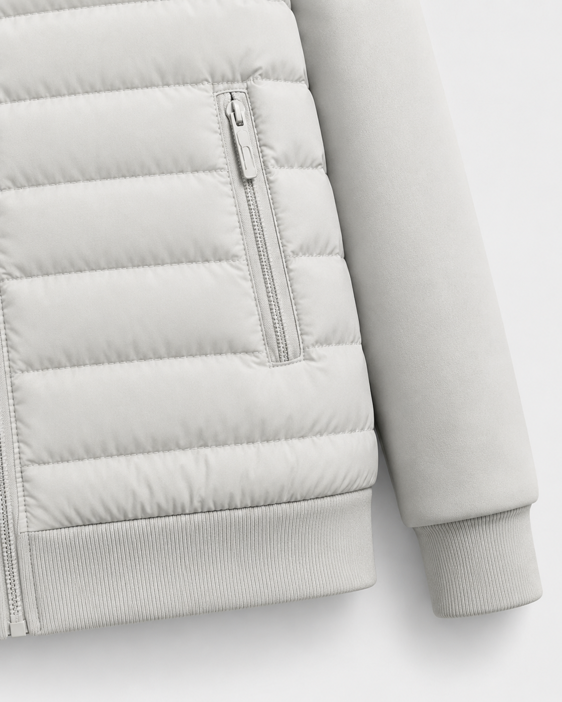 Men's Hybrid Quilted Hooded Jacket