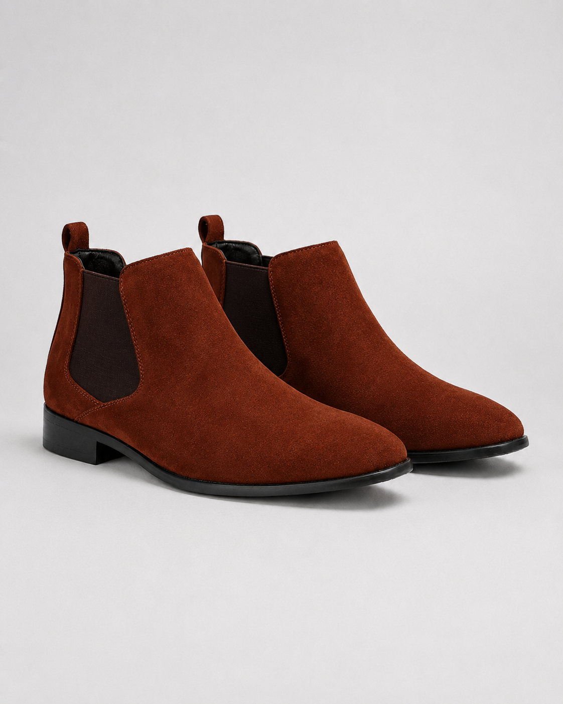 Men’s Suede Chelsea Boots – Classic Slip-On Style