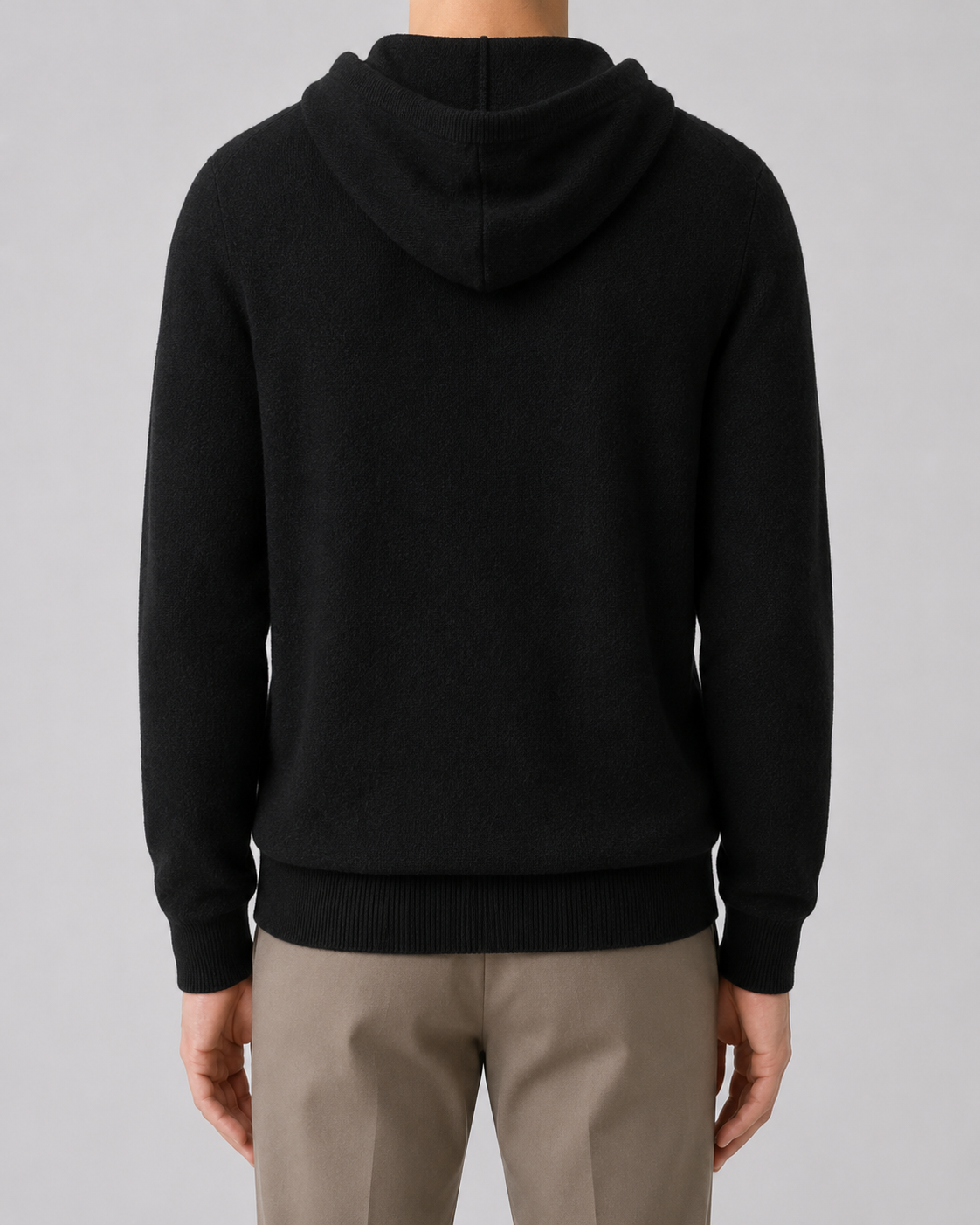 Men's Wool Knit Hoodie