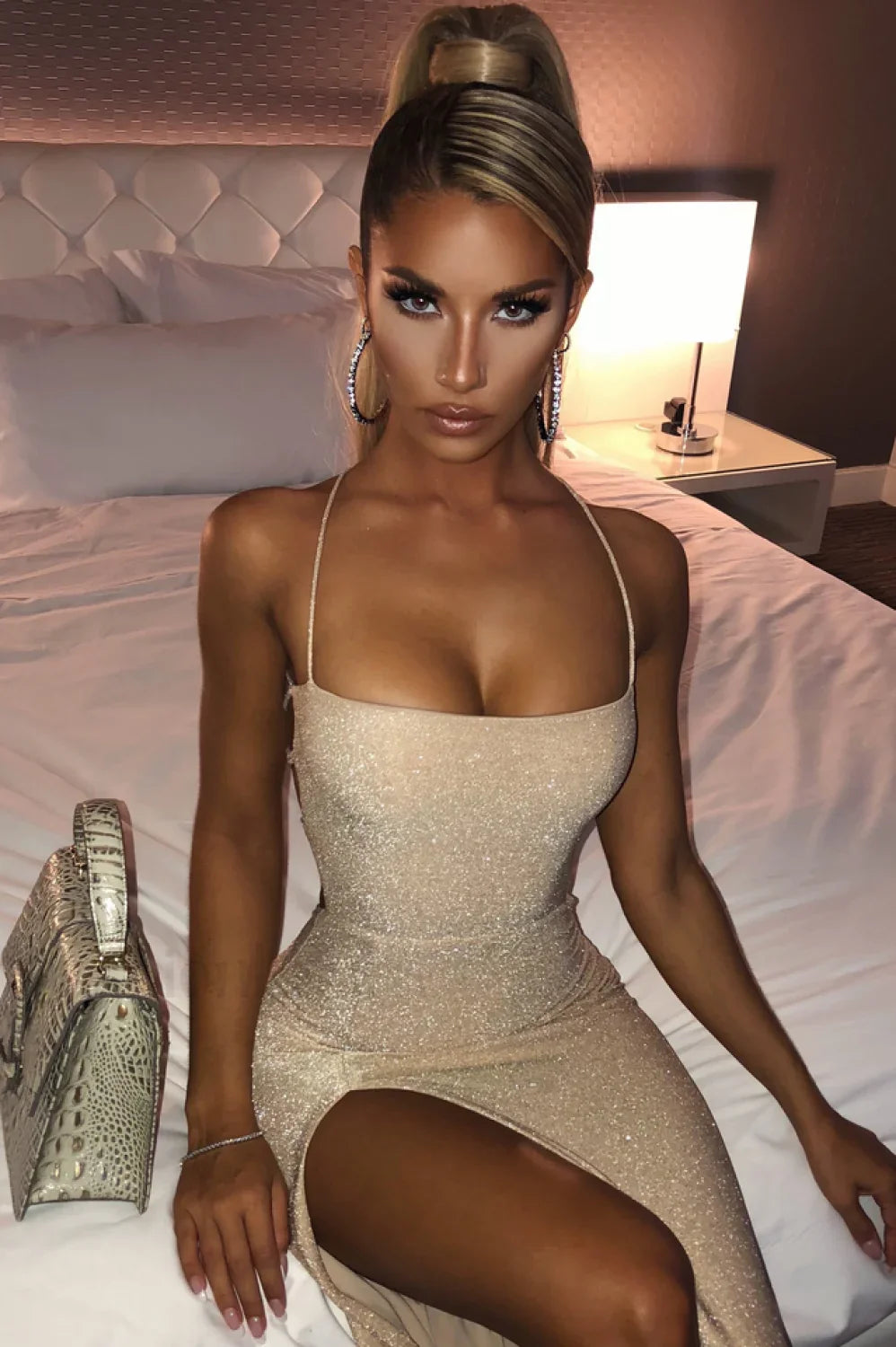 Miley Maxi Stylish Sparkle Dress