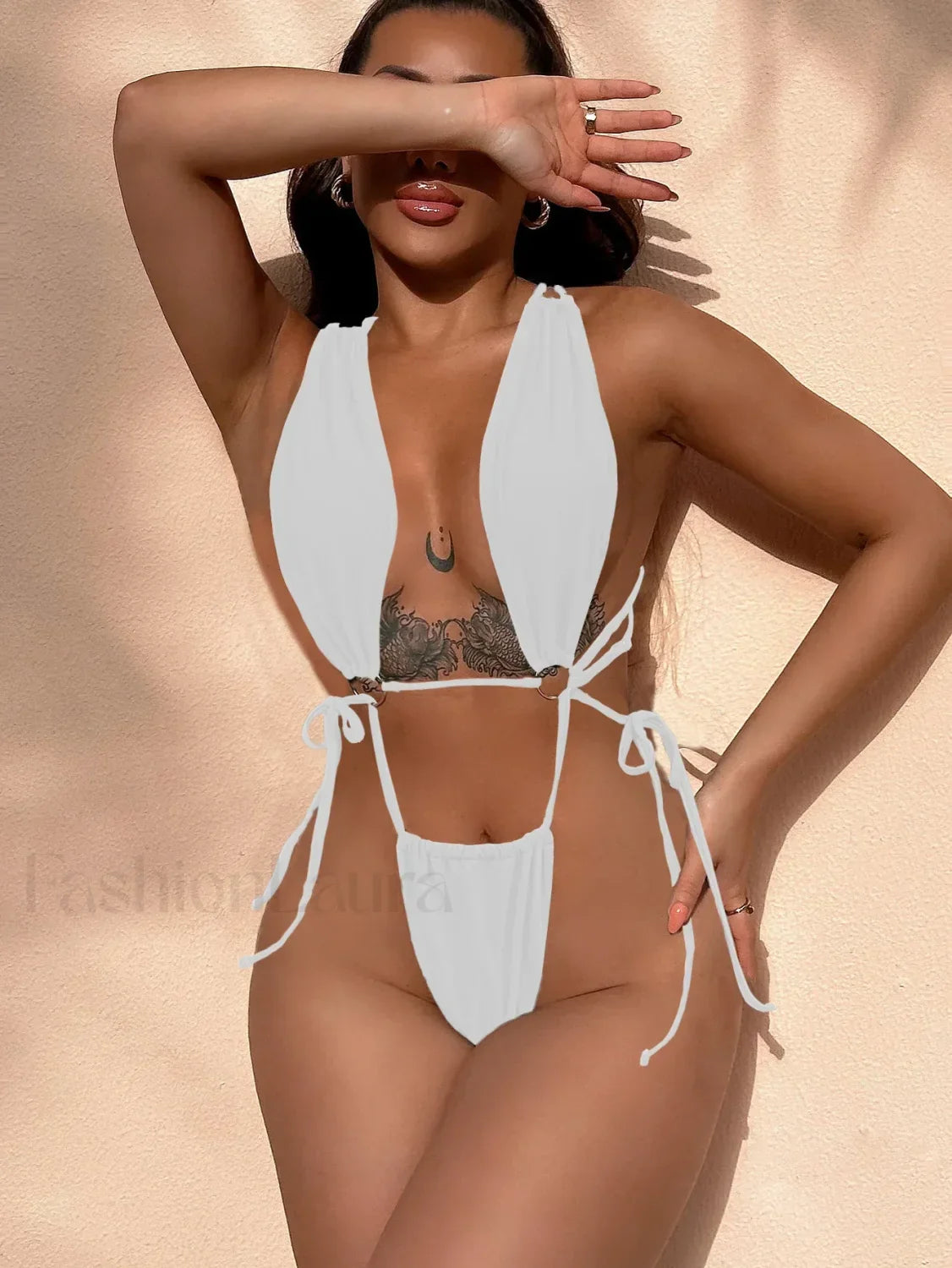 Mini Low Waist Thong One Piece