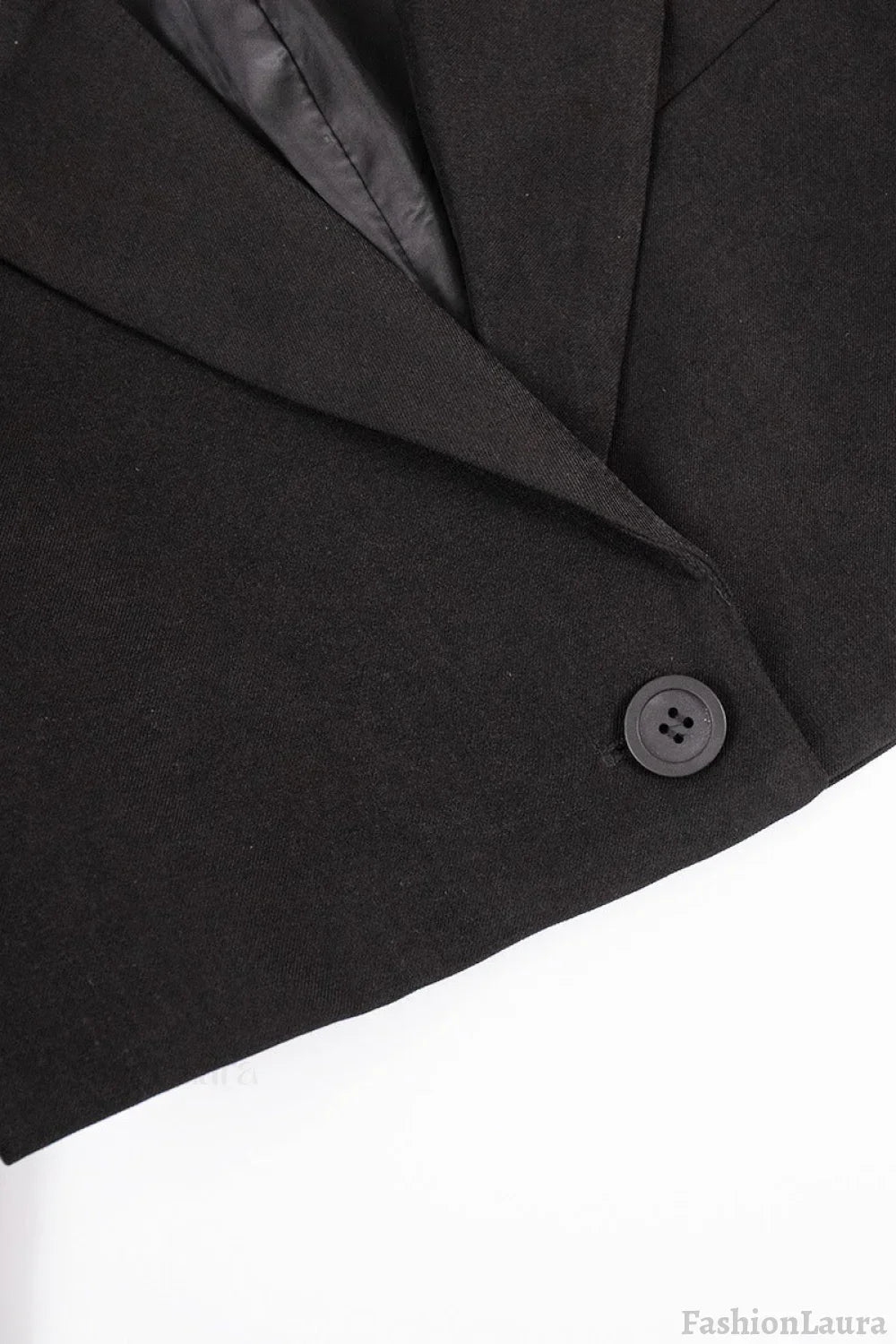 Mini Skirt with Lapel Blazer Two Piece Set