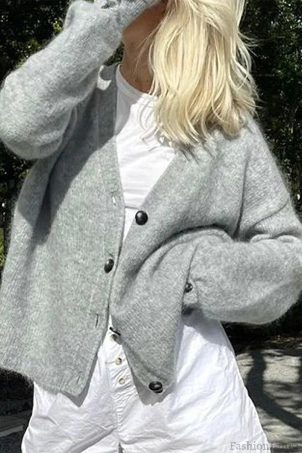 Minimalist Long Sleeve Cardigan