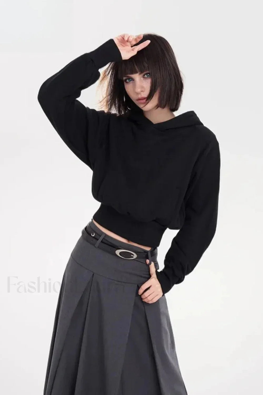 Minimalist Solid Color Cotton Hooded Hoodie