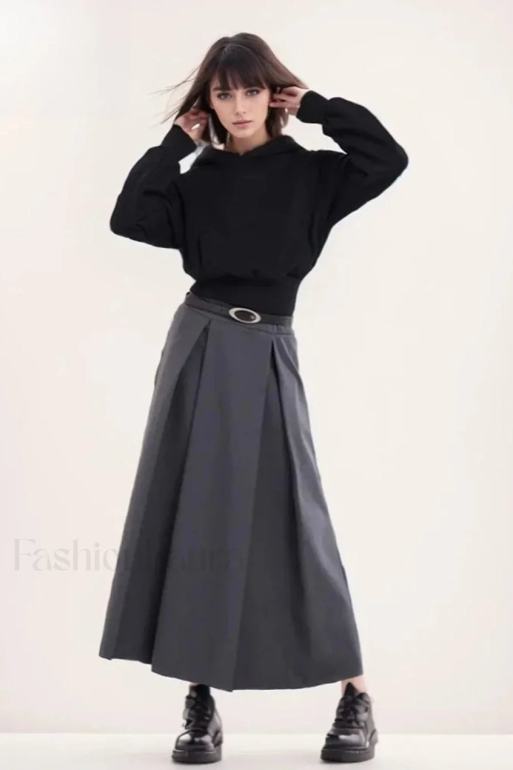 Minimalist Solid Color Cotton Hooded Hoodie