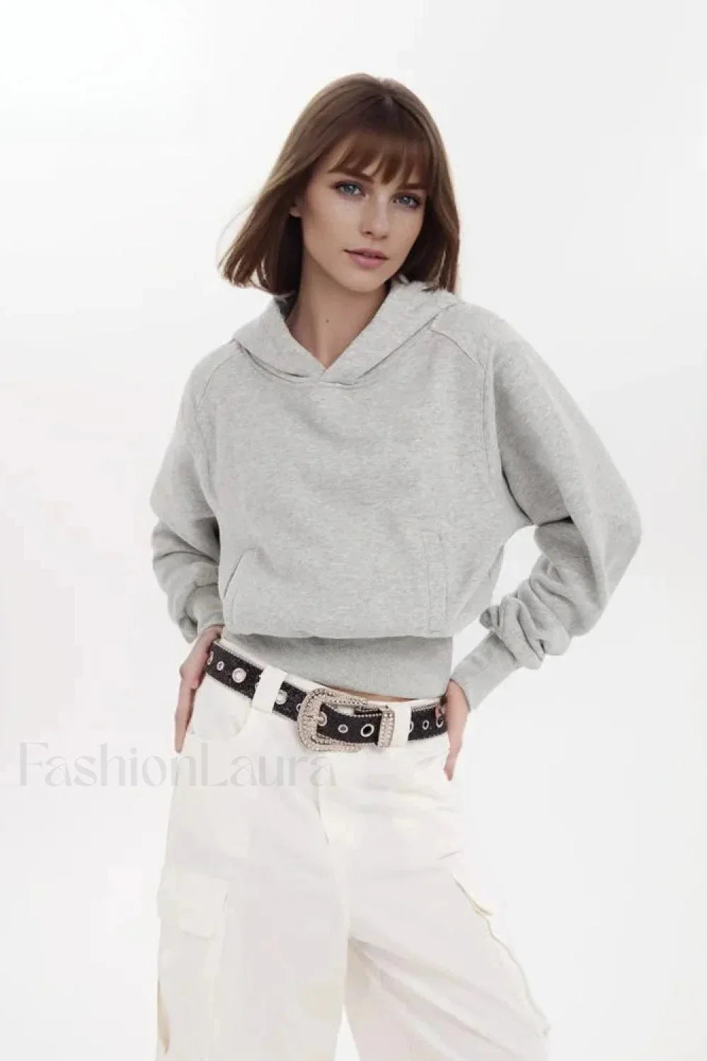 Minimalist Solid Color Cotton Hooded Hoodie