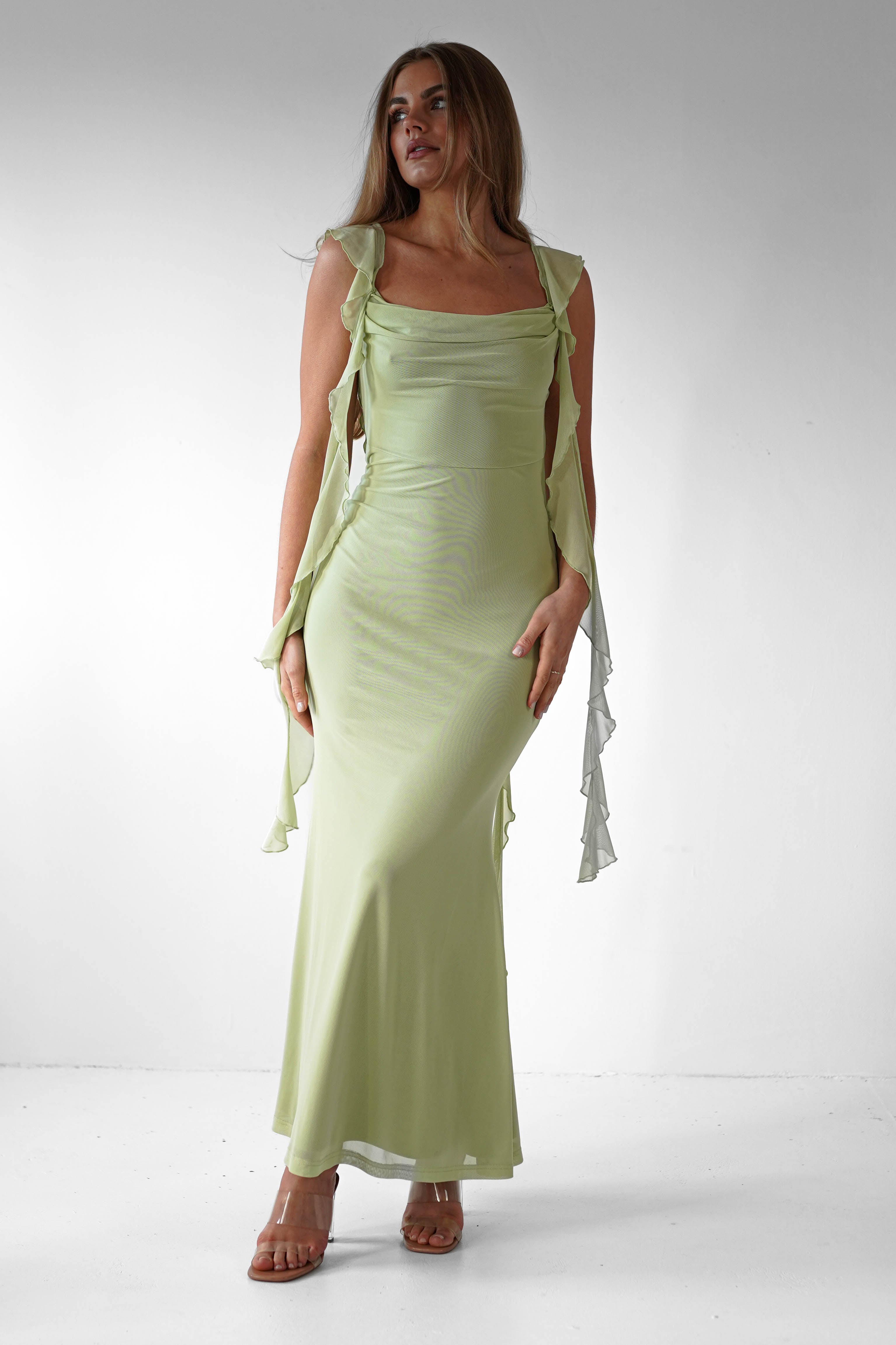 Wendy Effortless Sutton Ruffle Midaxi Dress Boutique Collection