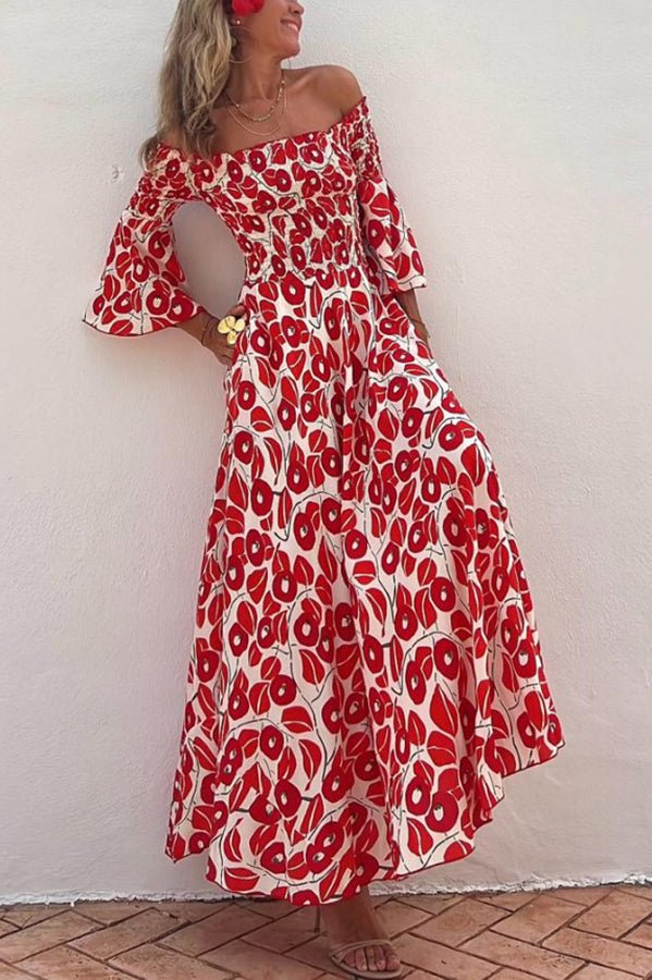 Rebeca Floral Maxi Dress for Women Feminine Flowy Style