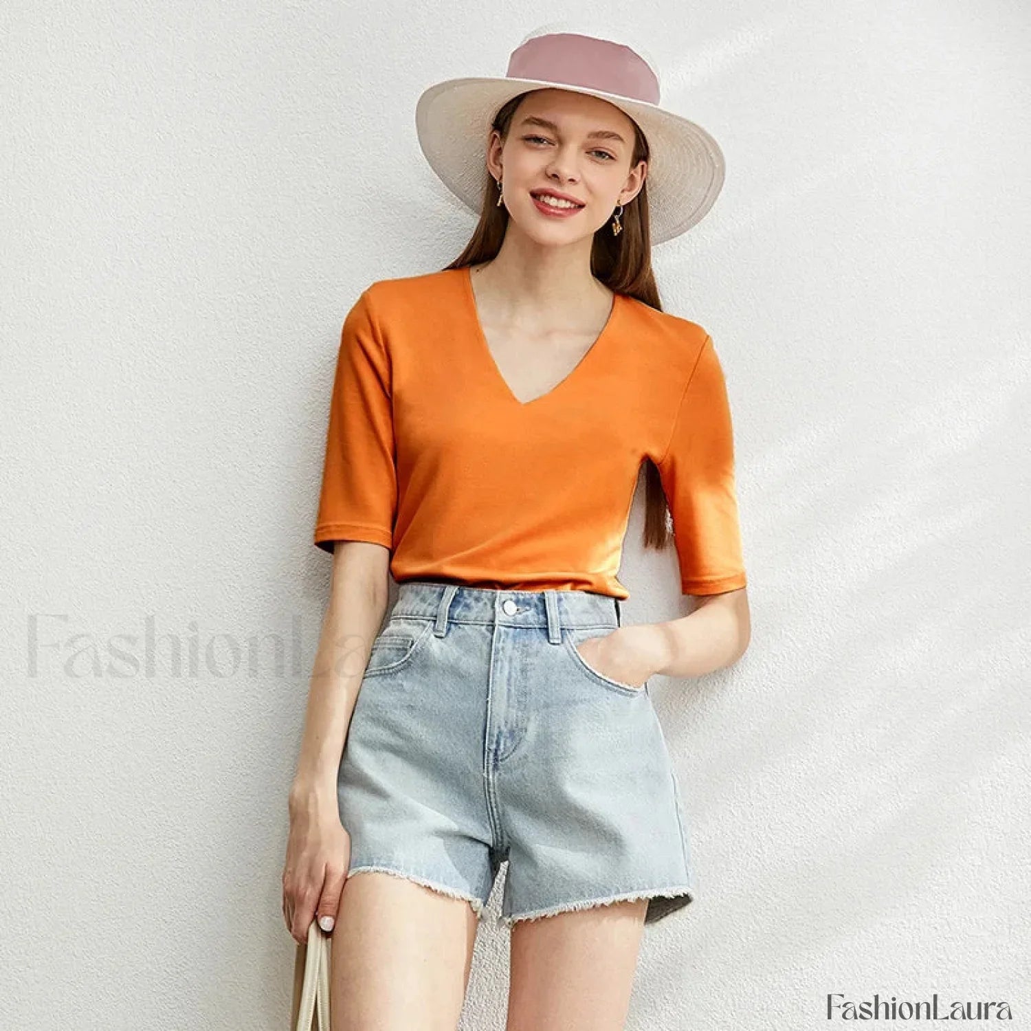 Modal Slim V-Neck T-Shirt