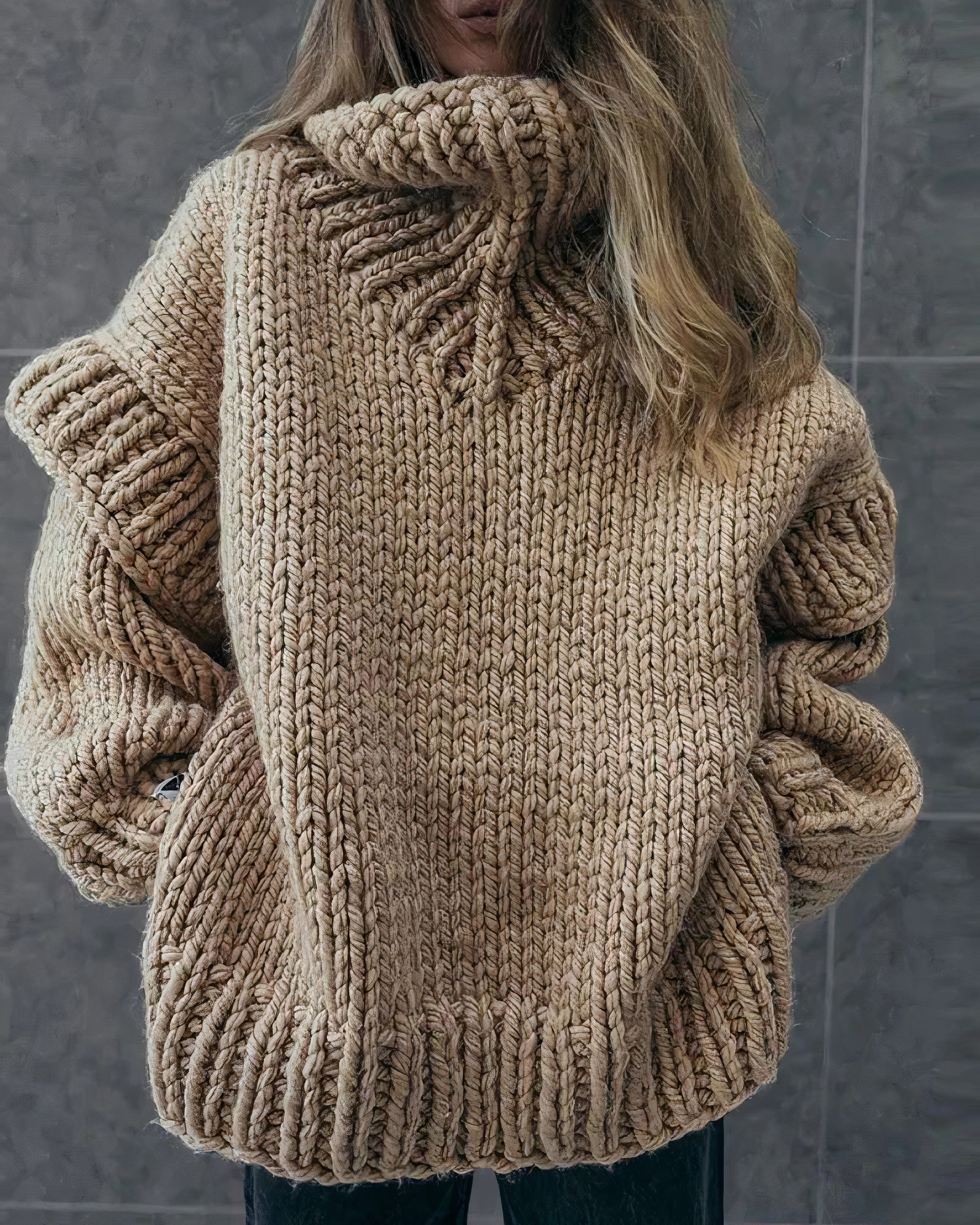 Trinidad Aesthetic Fashionable Knit Sweater Dress for Women Designer Edit