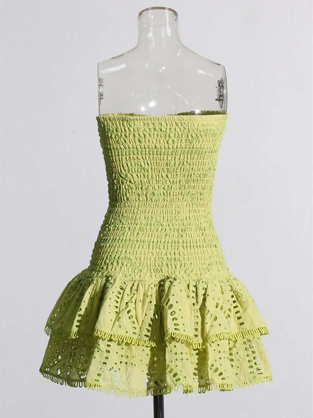 Molly Hollow Out Strapless Mini Dress