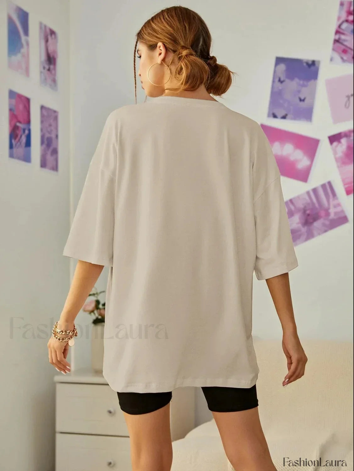 Mona Lisa Drinking Coffee Casual Hip Hop T-Shirt