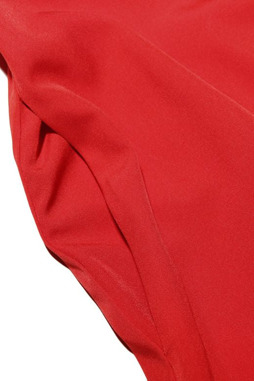 Everly Midi Dress - Lipstick Red