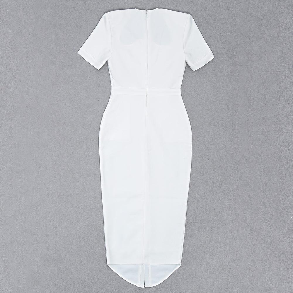 Morley Button Down Slit Hem Dress