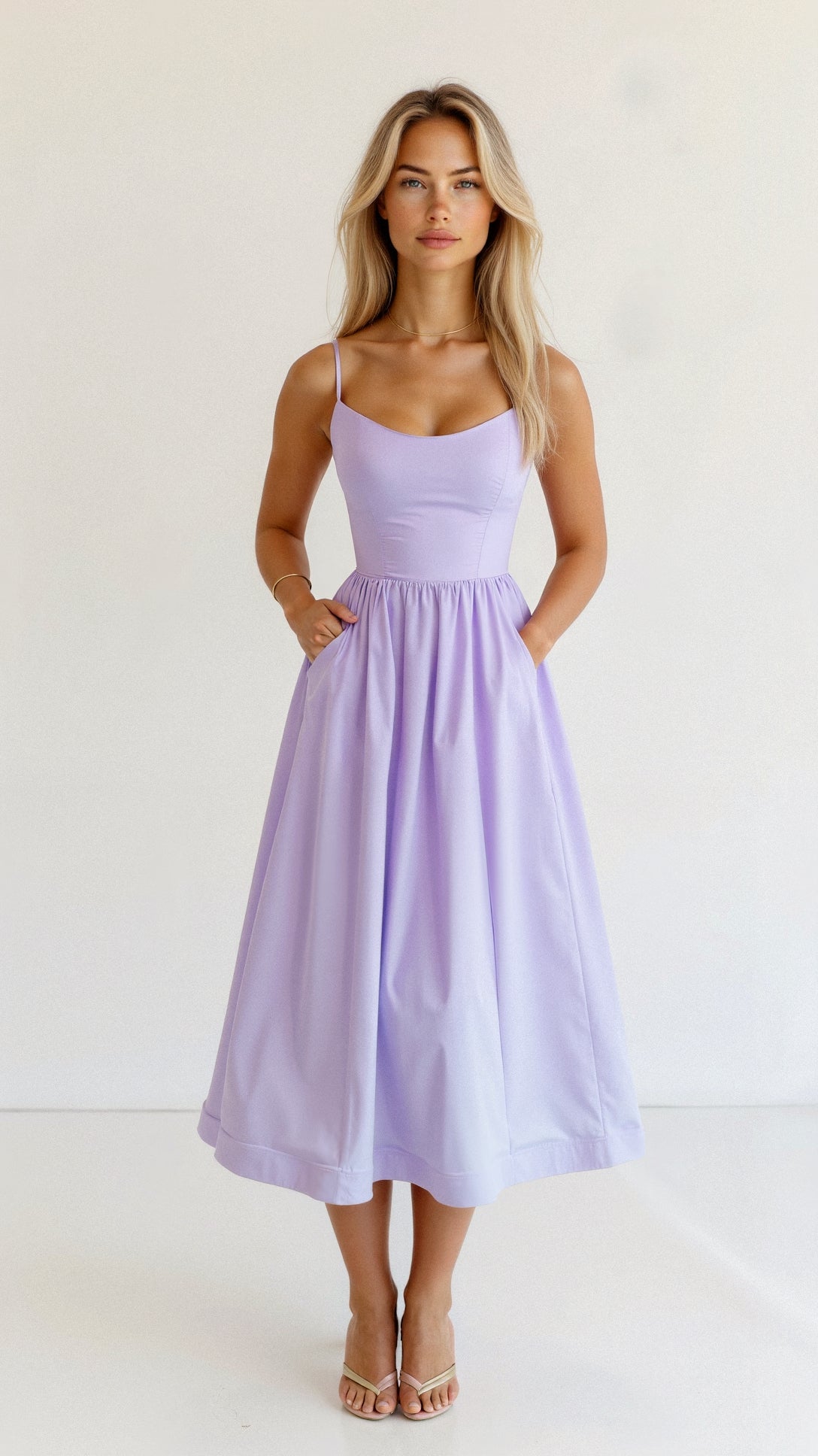 Premium Mia Off the Shoulder Midi Dress Elevated Occasion Wear