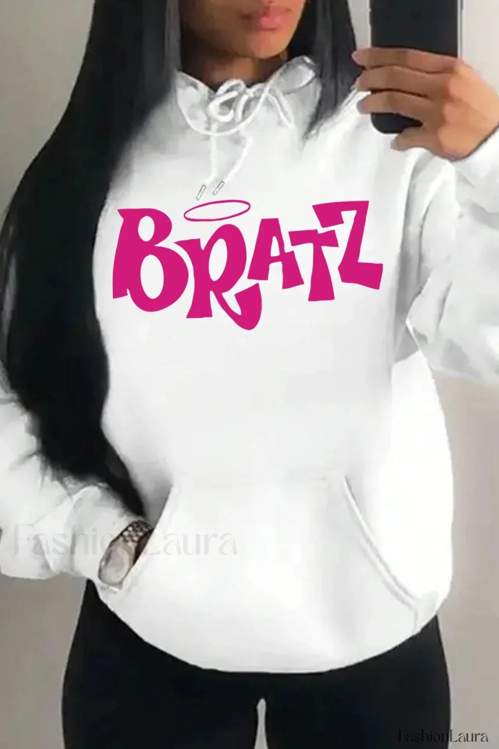 Multicolor Streetwear Pocket Hoodie