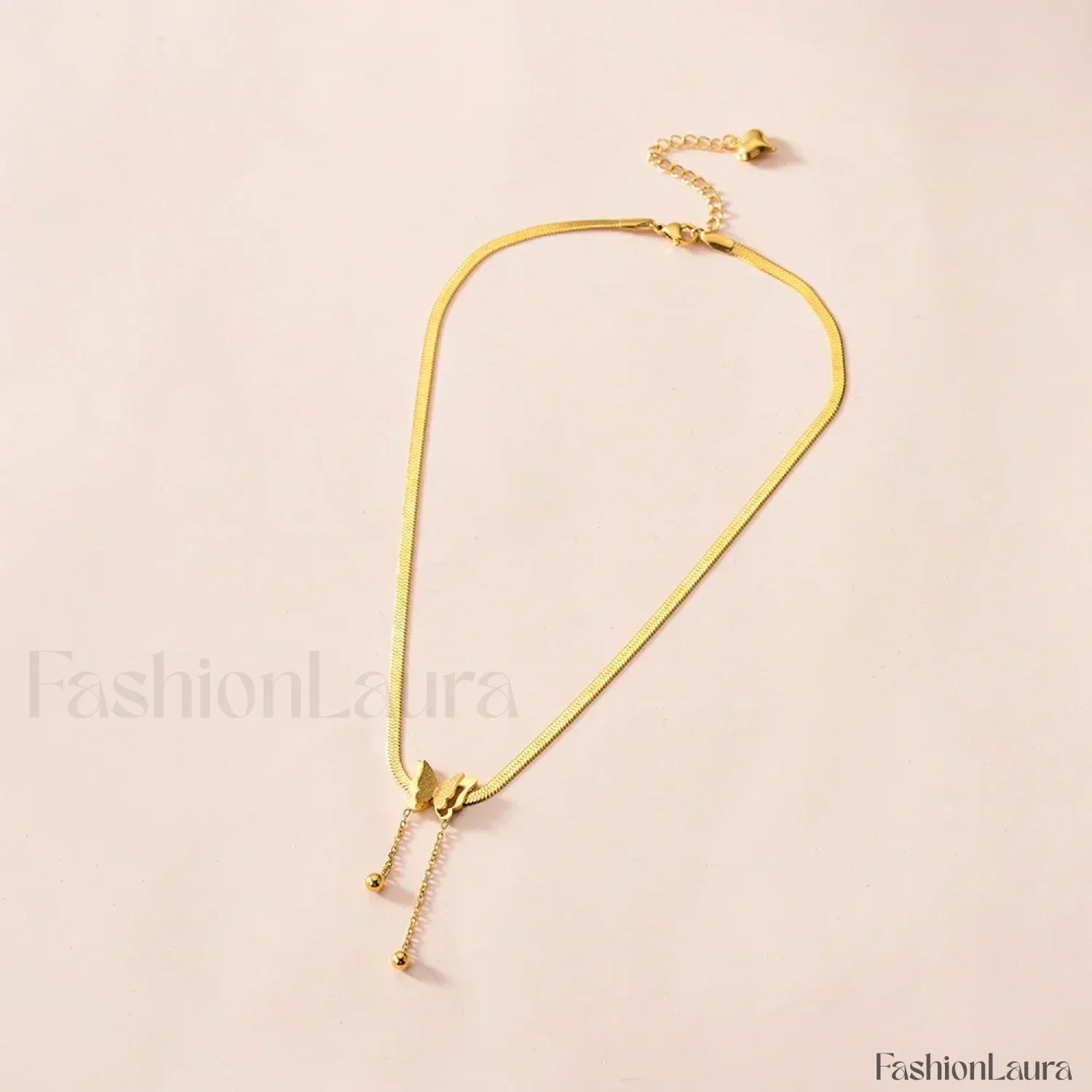 Multilayer Butterfly Gold Stainless Choker Jewelry Gift Necklace