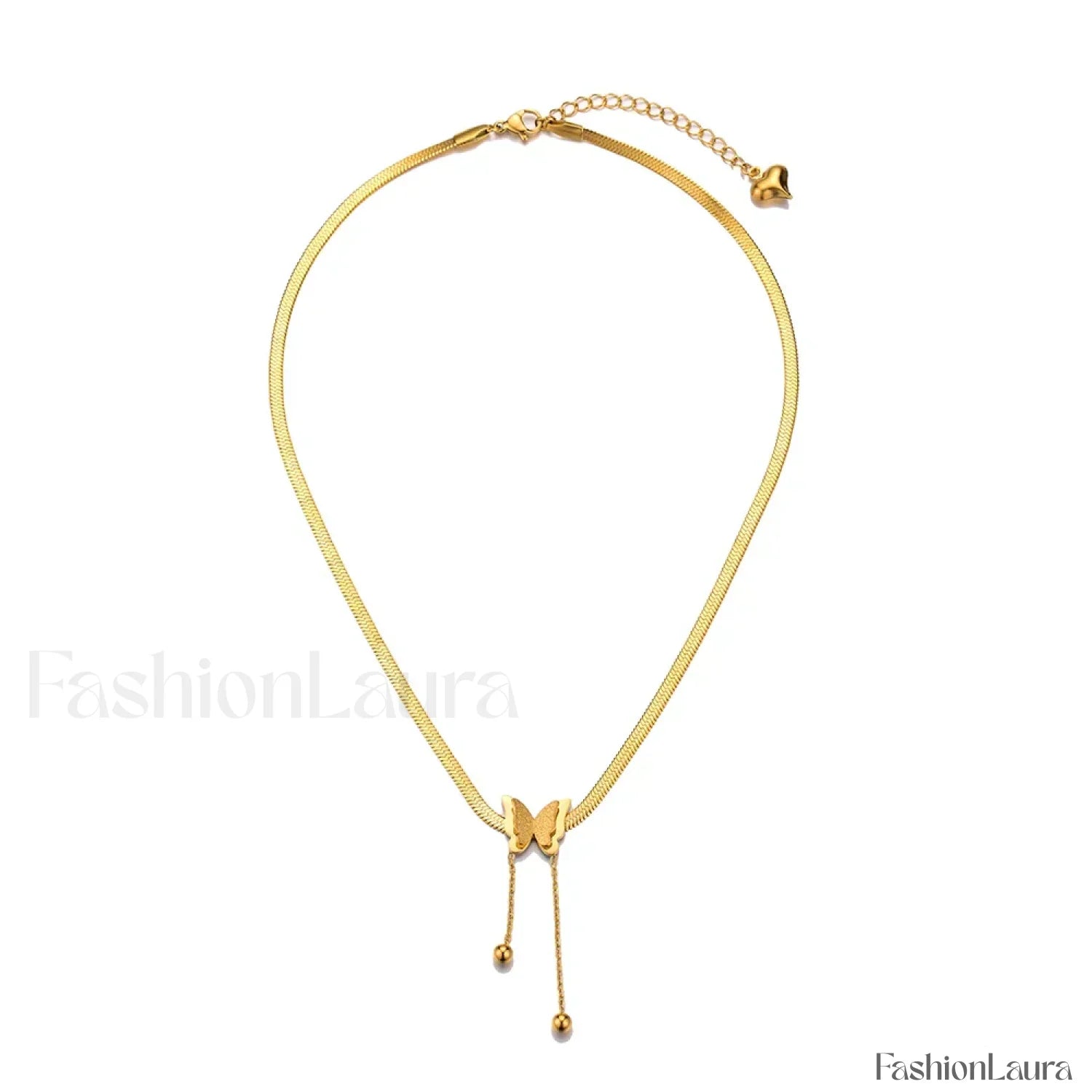 Multilayer Butterfly Gold Stainless Choker Jewelry Gift Necklace