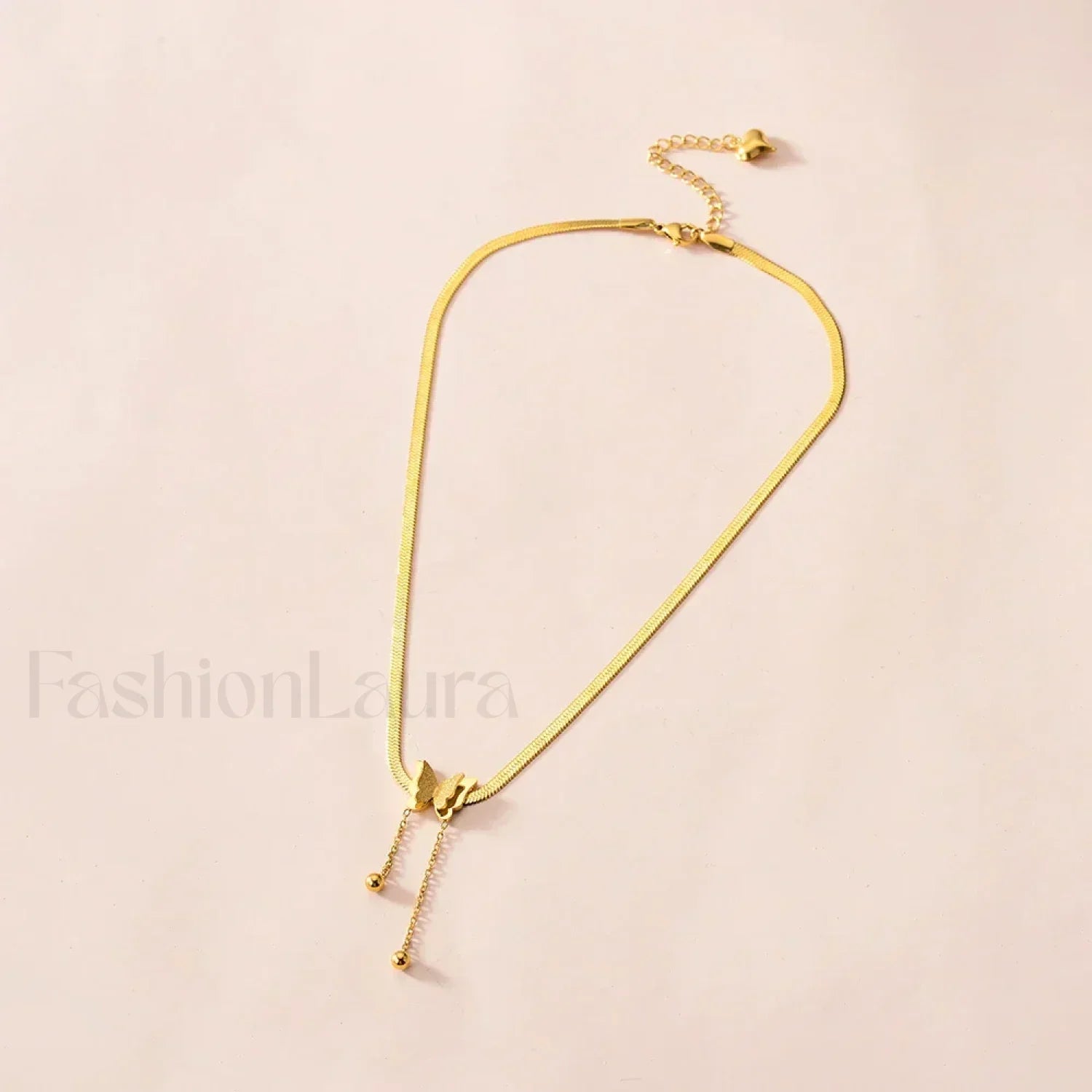 Multilayer Butterfly Gold Stainless Choker Jewelry Gift Necklace