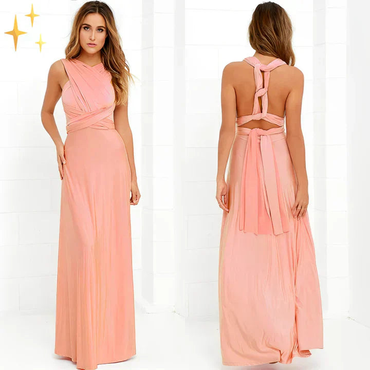 Eliana Statement Wrap Dress Premium Wardrobe Essential