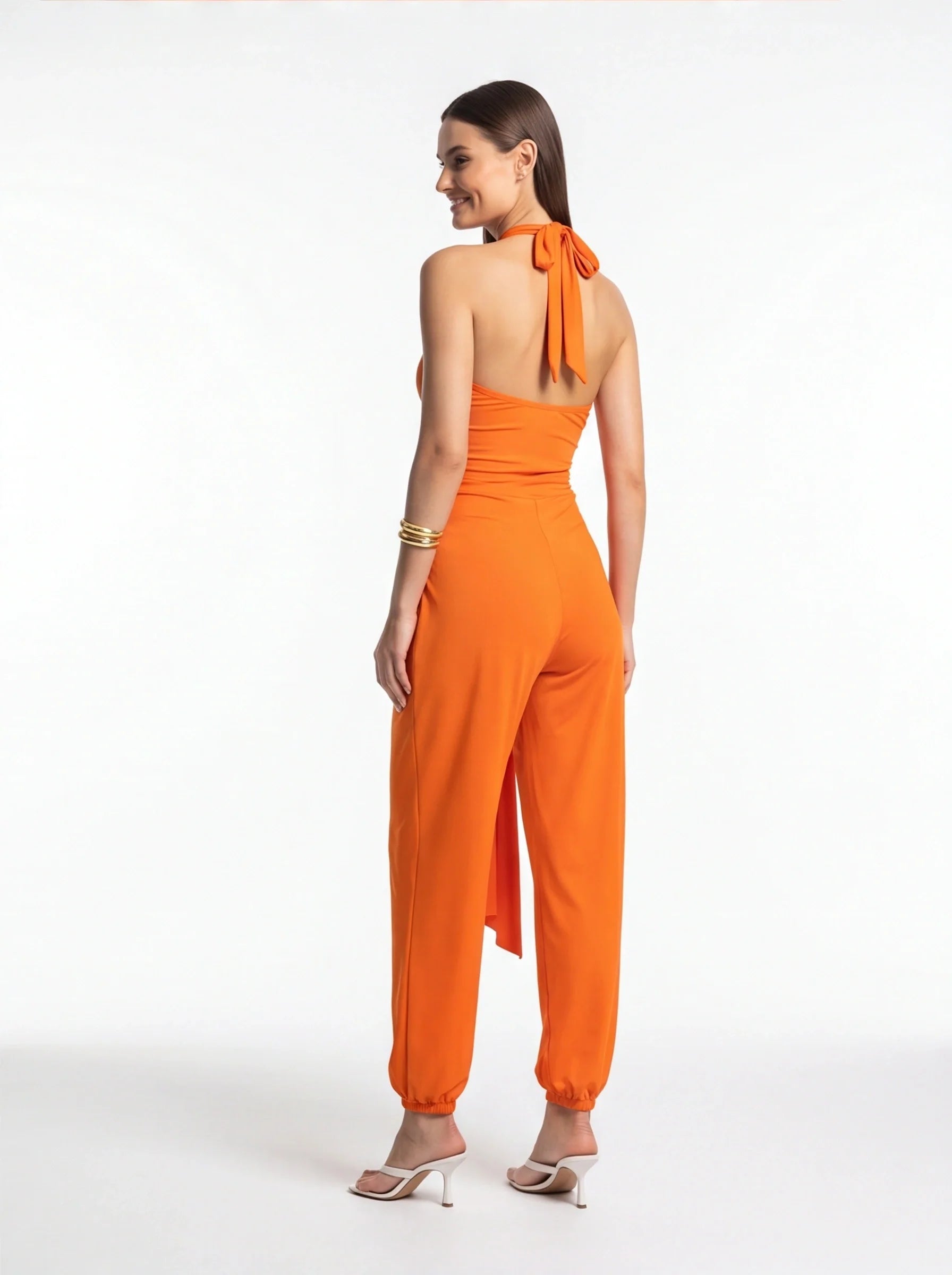 Elegant Halter Jumpsuit for Women | Comfortable Fit & Versatile Style