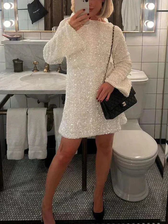 Maritza Premium Glitter Dress Everyday Luxe Edit
