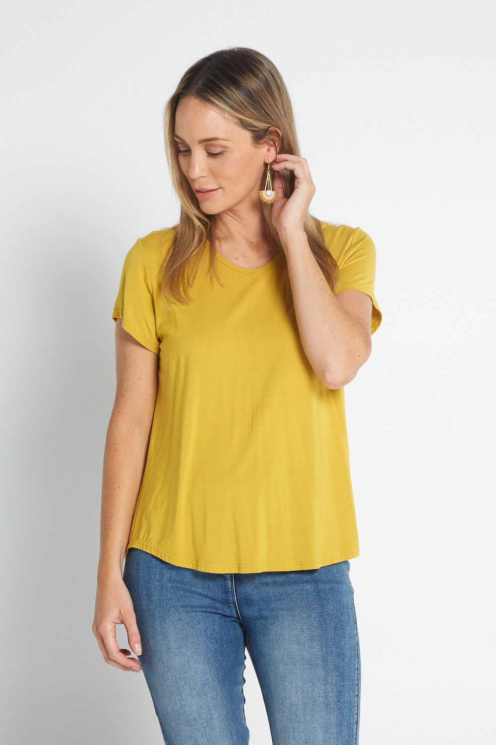 Bamboo Tee - Mustard
