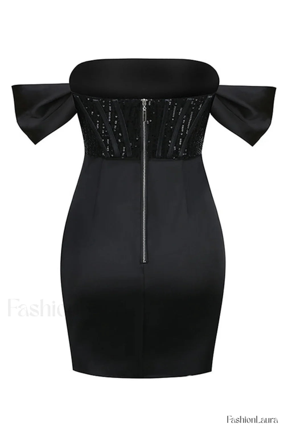 Nadia Off Stylish Shoulder Mini Dress