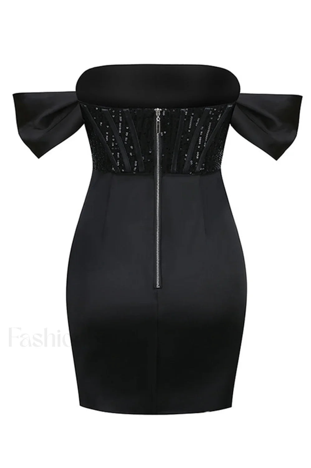 Nadia Off Stylish Shoulder Mini Dress