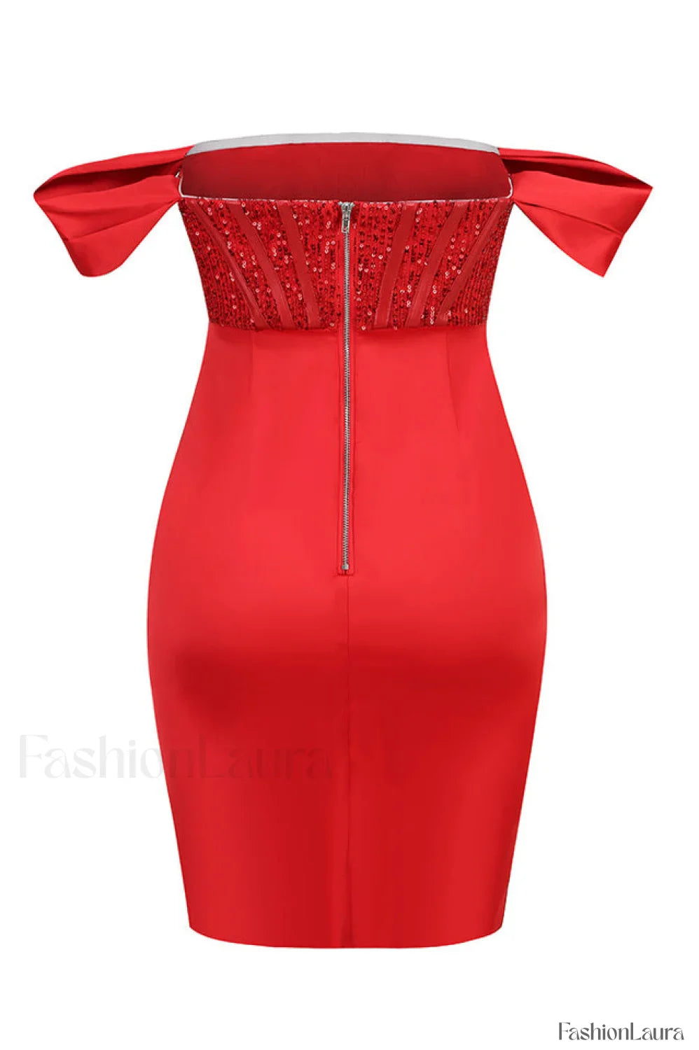 Nadia Off Stylish Shoulder Mini Dress