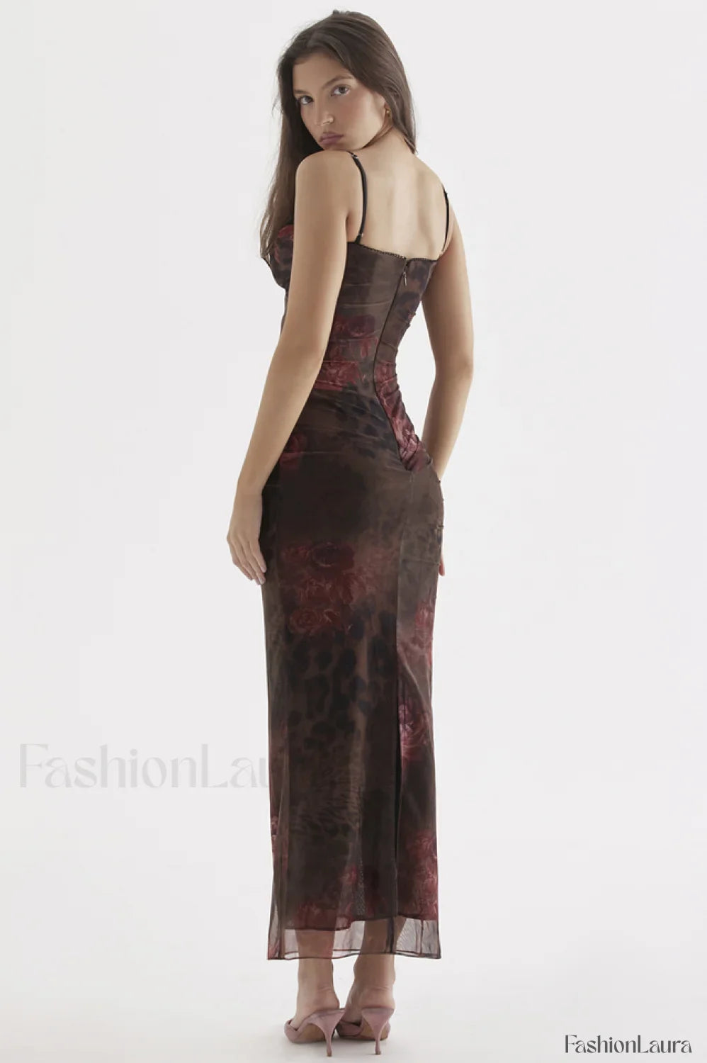 Nalini Printed Stylish Midi Dress