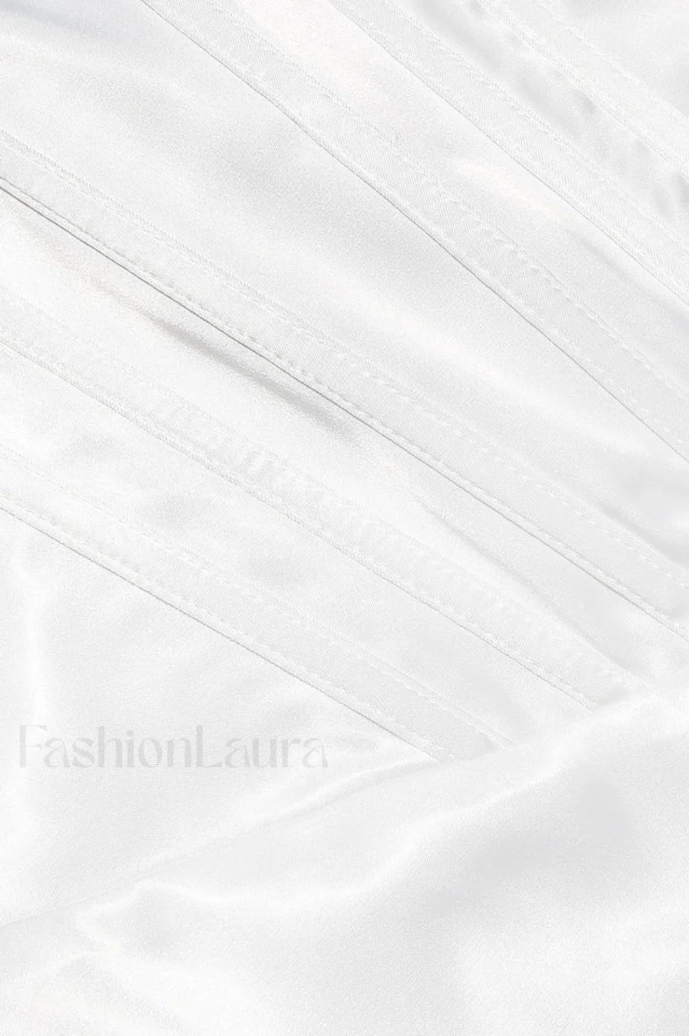 Nalita Vintage Cream Charming Beaded Strapless Dress