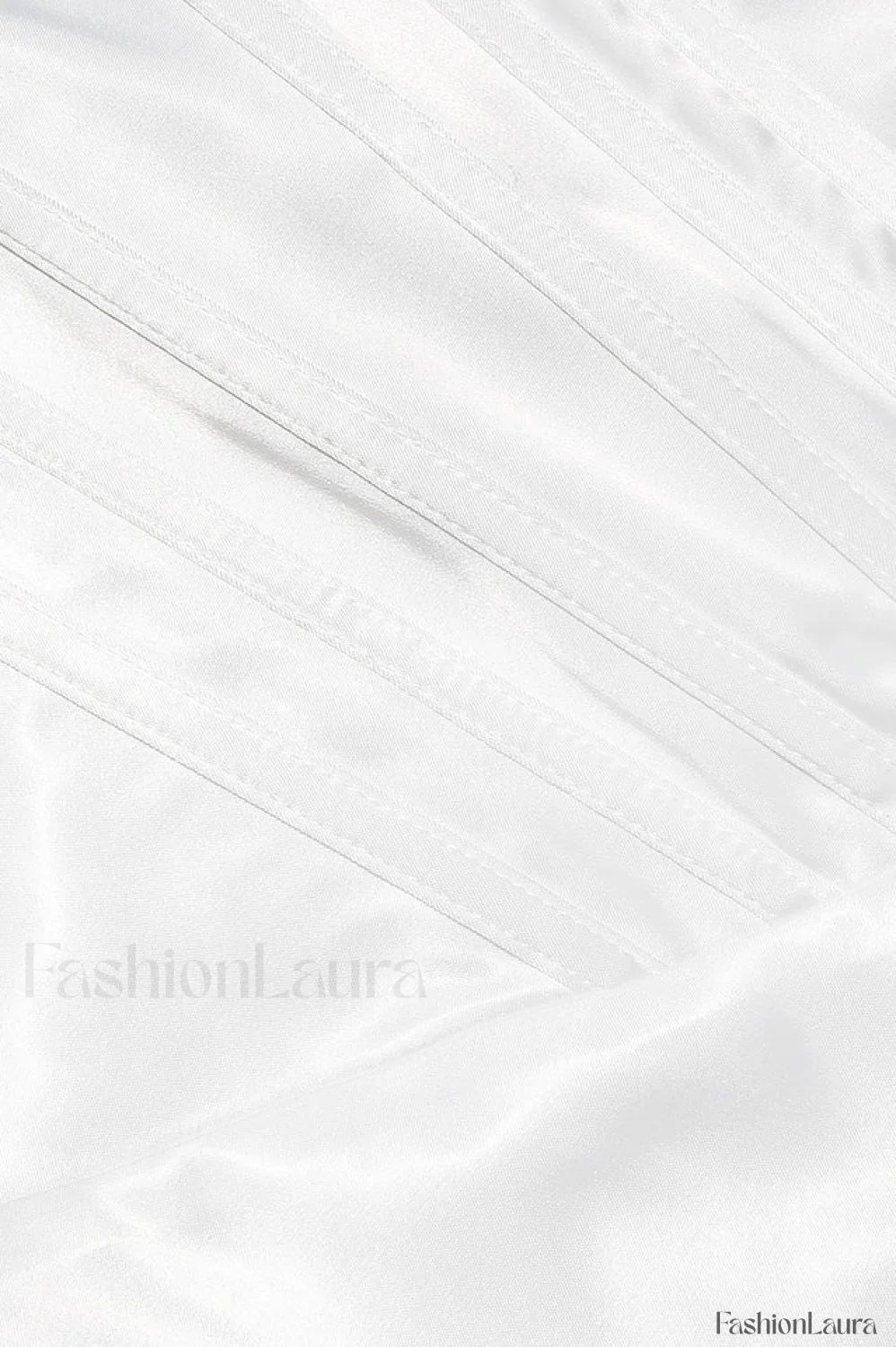 Nalita Vintage Cream Charming Beaded Strapless Dress