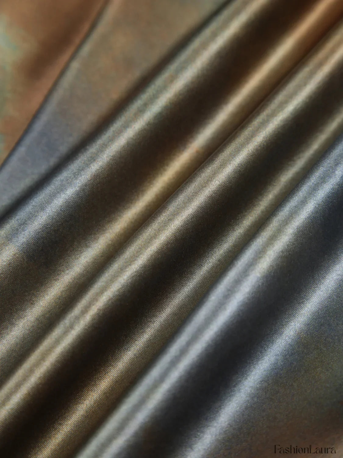 Neptune Satin Open Trendy Back Long Dress