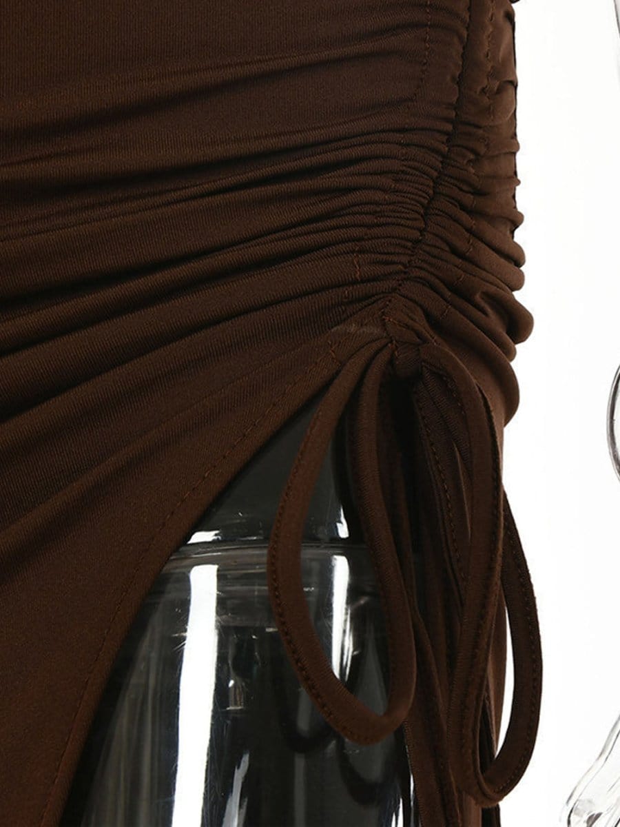 Nevaeh Hollow Out Backless Maxi Dress
