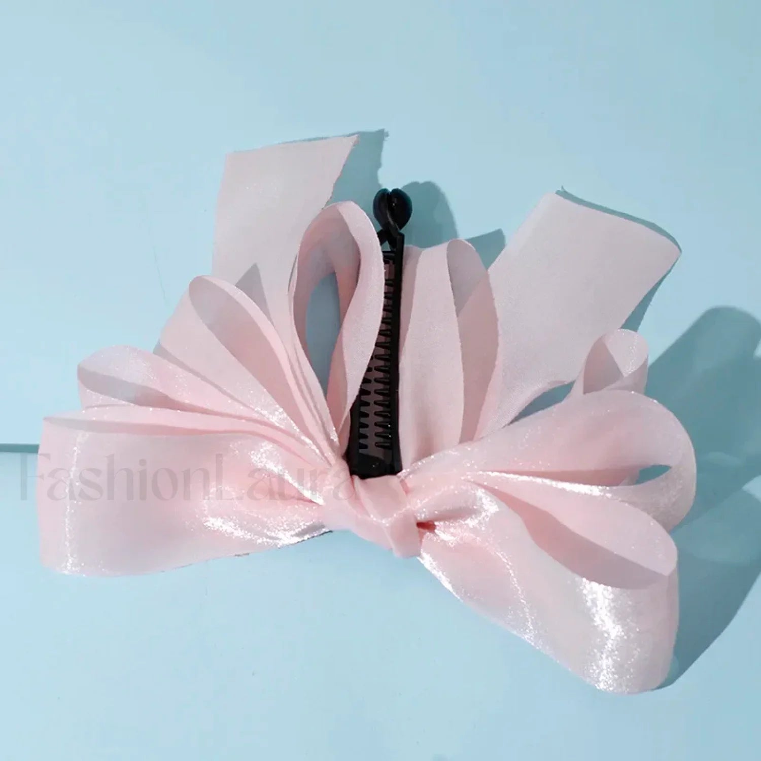 New Banana Clip Double Layer Horsetail Christmas Hair Accessory